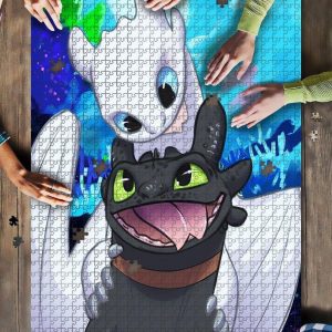 How To Train Your Dragon Night Fury Jigsaw Puzzle Set