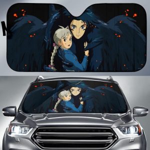 Howls Moving Castles Anime Car Auto Sun Shade