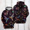Hummingbird Garden 3D Printed Hoodie/Zipper Hoodie