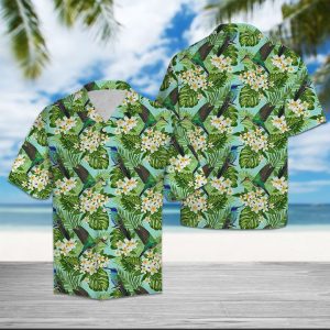 Hummingbird Tropical Hawaiian Shirt Summer Button Up