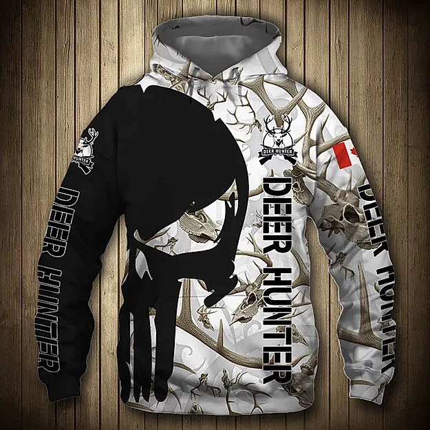Hunteraholic 3D Printed Hoodie/Zipper Hoodie