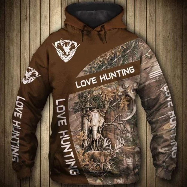 Hunteraholic 3D Printed Hoodie/Zipper Hoodie