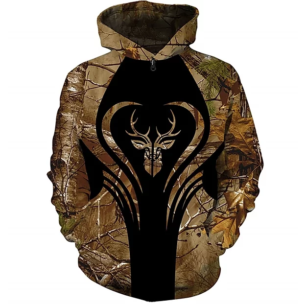 Hunteraholic 3D Printed Hoodie/Zipper Hoodie