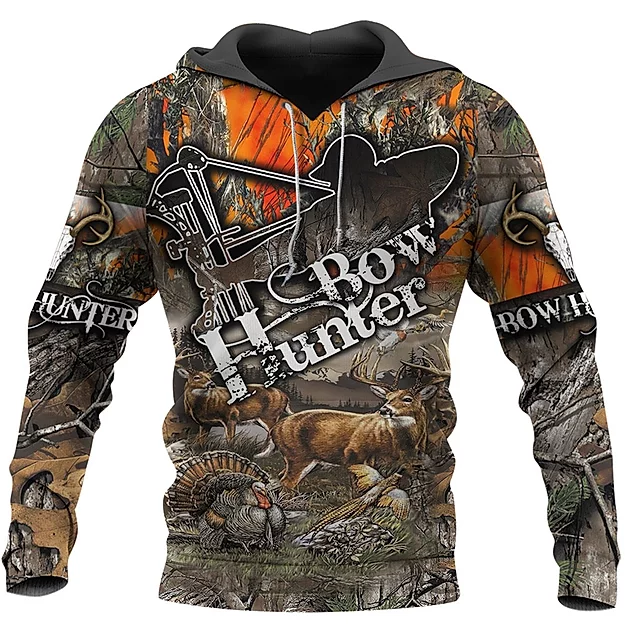 Hunteraholic 3D Printed Hoodie/Zipper Hoodie