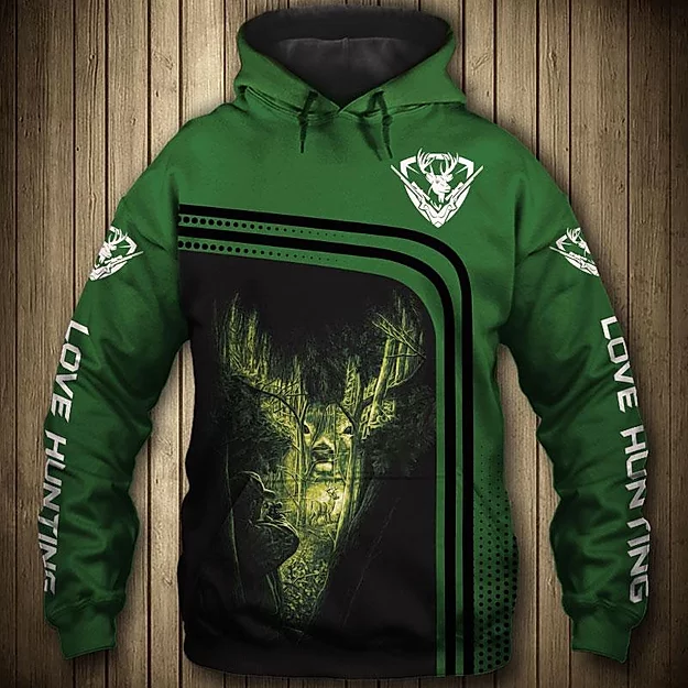 Hunteraholic 3D Printed Hoodie/Zipper Hoodie