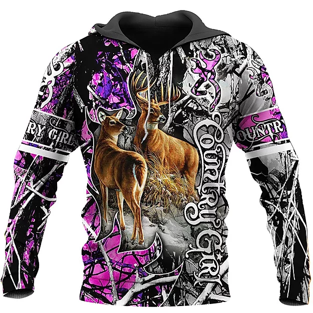 Hunteraholic 3D Printed Hoodie/Zipper Hoodie