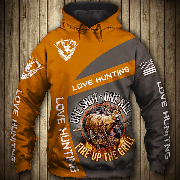 Hunteraholic 3D Printed Hoodie/Zipper Hoodie