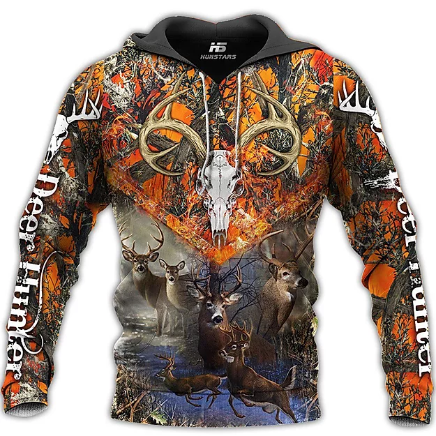 Hunteraholic 3D Printed Hoodie/Zipper Hoodie