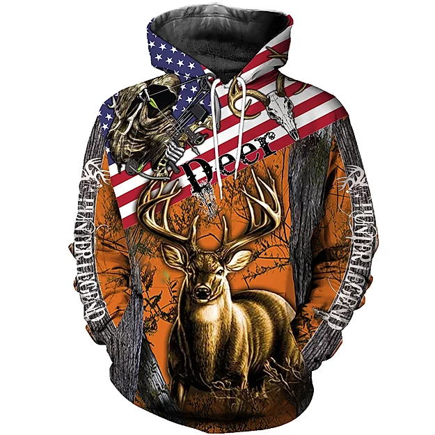 Hunteraholic 3D Printed Hoodie/Zipper Hoodie