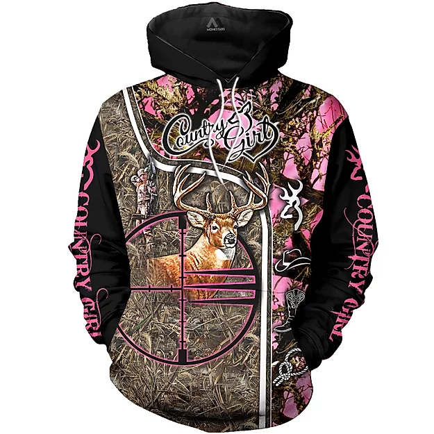 Hunteraholic 3D Printed Hoodie/Zipper Hoodie