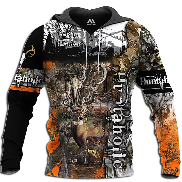 Hunteraholic 3D Printed Hoodie/Zipper Hoodie