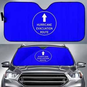 Hurricane Evacuation Route Car Auto Sun Shade