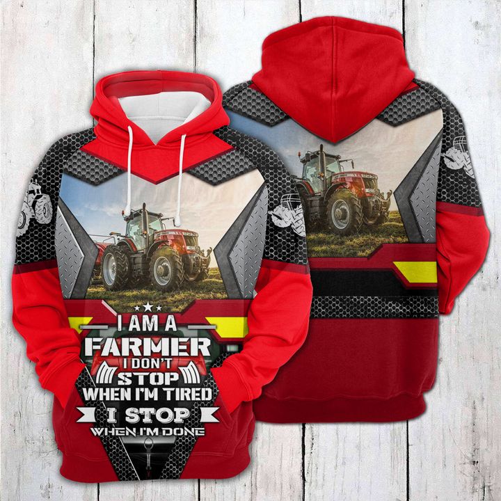 I Am A Farmer 3D Printed Hoodie/Zipper Hoodie I Am A Farmer 3D Printed Hoodie/Zipper Hoodie