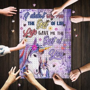 I Didnt Give You The Of Life Life Gave Me The Of You Jigsaw Puzzle Set