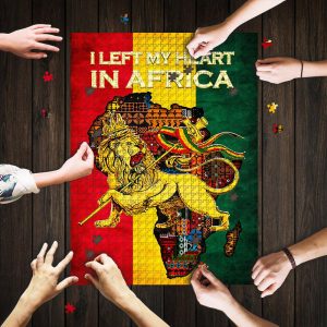 I Left My Heart In Africa Jigsaw Puzzle Set