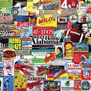 I Love Alabama Jigsaw Puzzle Set