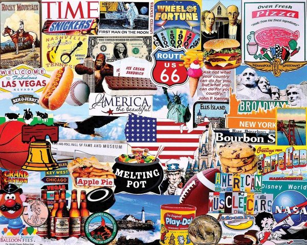 I Love America Jigsaw Puzzle Set