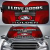 I Love Boobs And Holden Car Auto Sun Shade