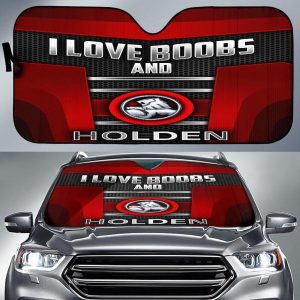I Love Boobs And Holden Car Auto Sun Shade
