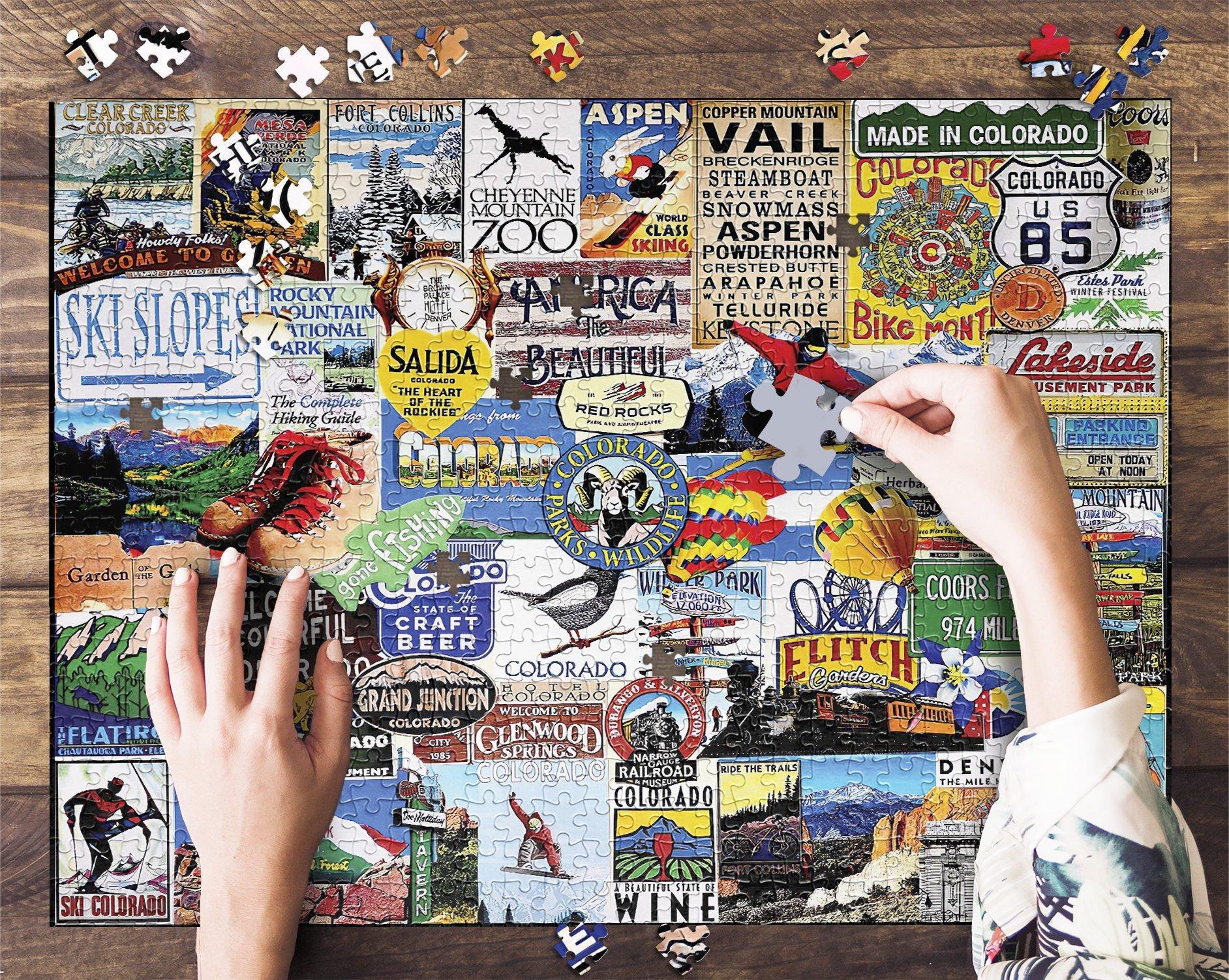 I Love Colorado Jigsaw Puzzle Set I Love Colorado Jigsaw Puzzle Set