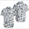I Love Finland Doodle Hawaiian Shirt Summer Button Up