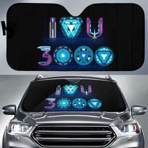 I Love You 3000 Car Auto Sun Shade