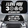 I Love You 3000 Thanks Tony Car Auto Sun Shade