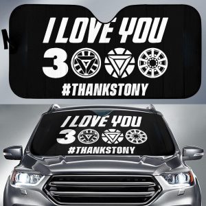 I Love You 3000 Thanks Tonys Car Auto Sun Shade