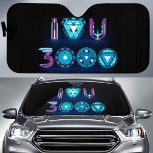 I Love You Car Auto Sun Shade