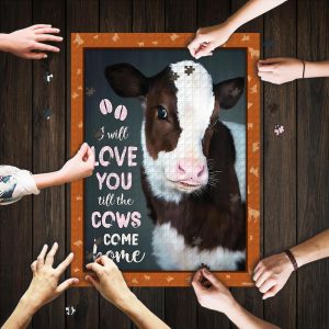 I Will Love You Til The Cows Come Home Jigsaw Puzzle Set