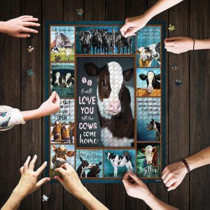 I Will Love You Til The Cows Come Home Jigsaw Puzzle Set