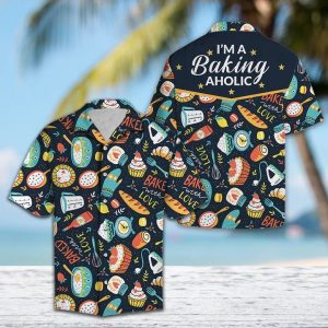 I am A Baking Aholic Hawaiian Shirt Summer Button Up