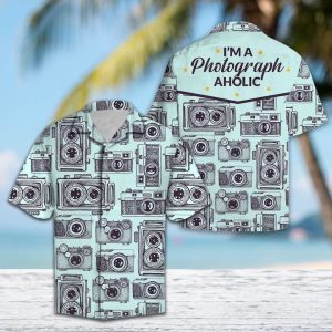 I am A Photograph Aholic Hawaiian Shirt Summer Button Up