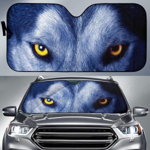 I’M Watching You Wolf Eyes Car Auto Sun Shade