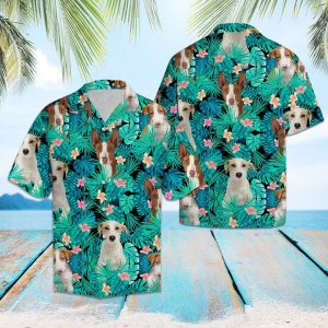 Ibizan Hound Tropical Hawaiian Shirt Summer Button Up