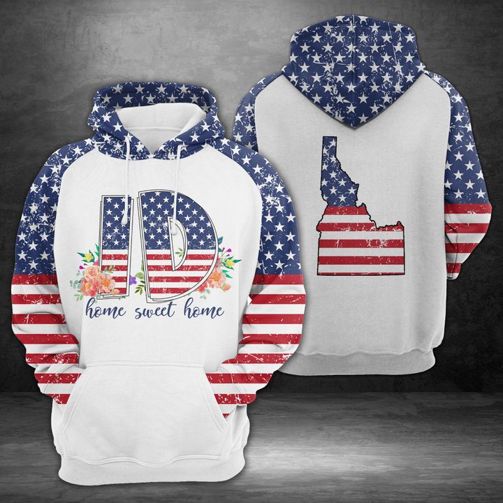 Idaho Home Sweet Home 3D Printed Hoodie/Zipper Hoodie Idaho Home Sweet Home 3D Printed Hoodie/Zipper Hoodie