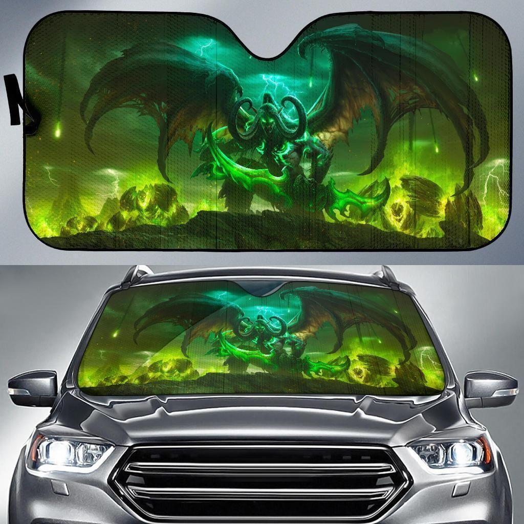 Illidan Stormrage World Of Warcraft Car Auto Sun Shade Illidan Stormrage World Of Warcraft Car Auto Sun Shade