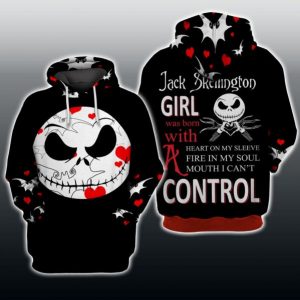 I’m A Jack Skellington Girl 3D Printed Hoodie/Zipper Hoodie