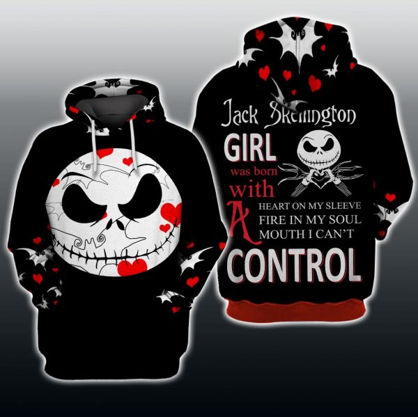 I’m A Jack Skellington Girl 3D Printed Hoodie/Zipper Hoodie I’m A Jack Skellington Girl 3D Printed Hoodie/Zipper Hoodie