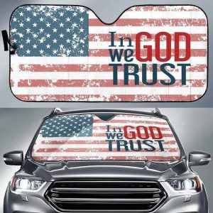 In God We Trust Car Auto Sun Shade