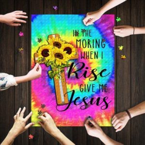 In The Morning When I Rise Give Me Jesus Jigsaw Puzzle Set