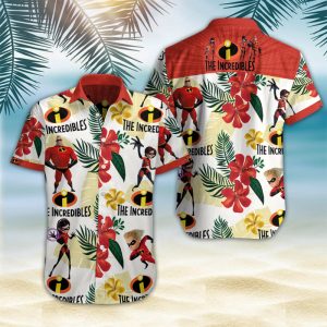 Incredibles Hawaiian Shirt Summer Button Up