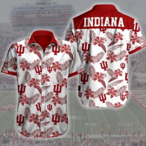 Indiana Hoosiers Hawaiian Shirt Summer Button Up