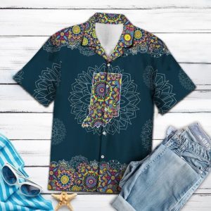 Indiana Mandala Hawaiian Shirt Summer Button Up