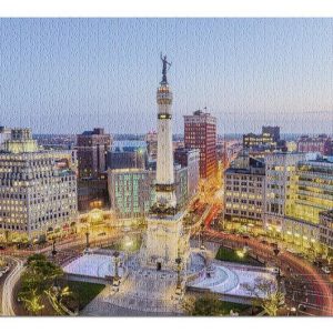 Indianapolis Buildings And Park Jigsaw Puzzle Set