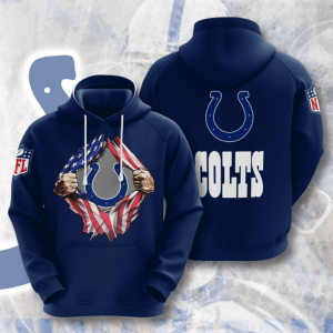 Indianapolis Colts American Football 3D Printed Hoodie/Zipper Hoodie