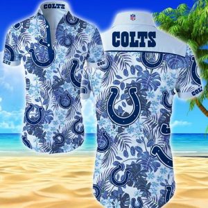 Indianapolis Colts Hawaiian Shirt Summer Button Up