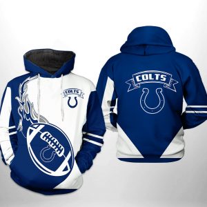 Indianapolis Colts NFL Classic 3D Printed Hoodie/Zipper Hoodie