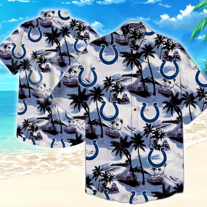 Indianapolis Colts Nfl Hawaiian Shirt Summer Button Up