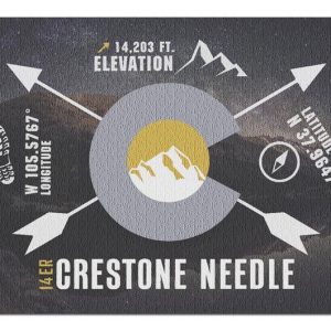 Infographic, Crestone Needle Jigsaw Puzzle Set